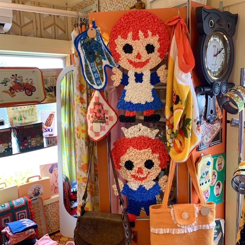 画像: Vintage Raggedy Ann&Andy wall decoration