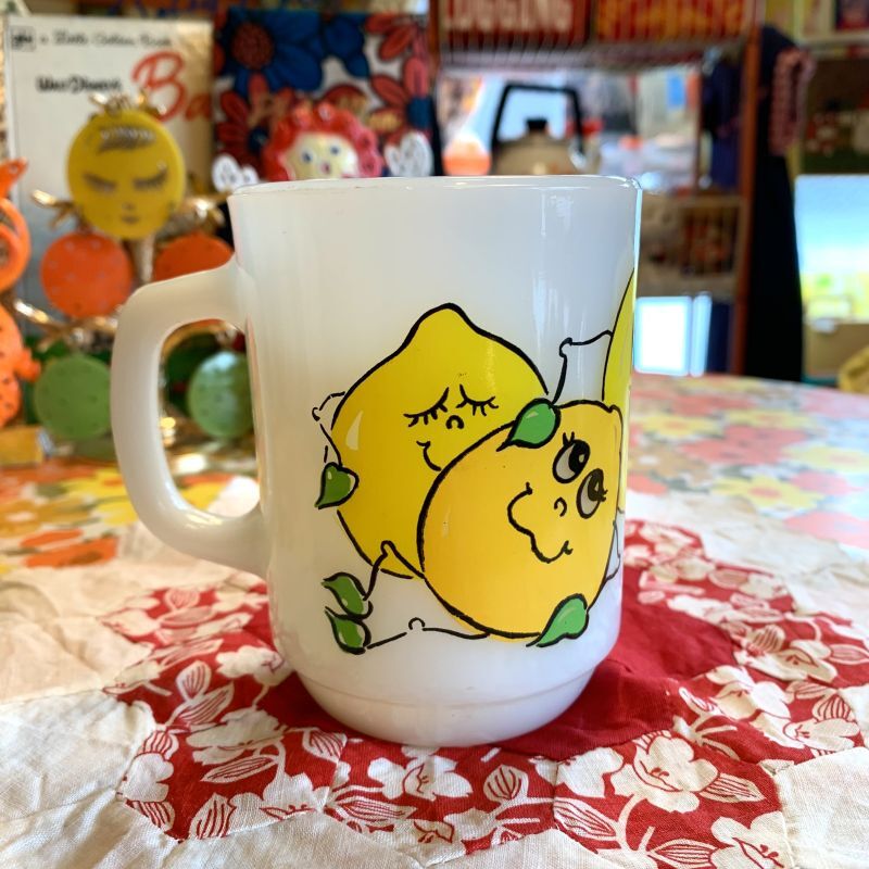 画像: Fire King Nancy Lemon mug