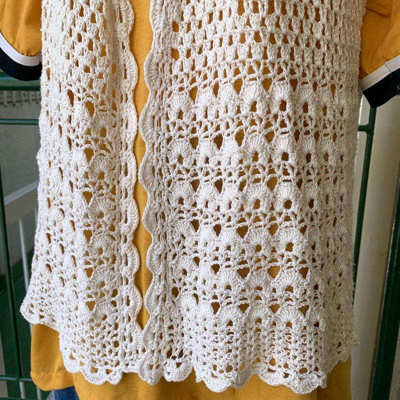 画像: Vintage crochet vest