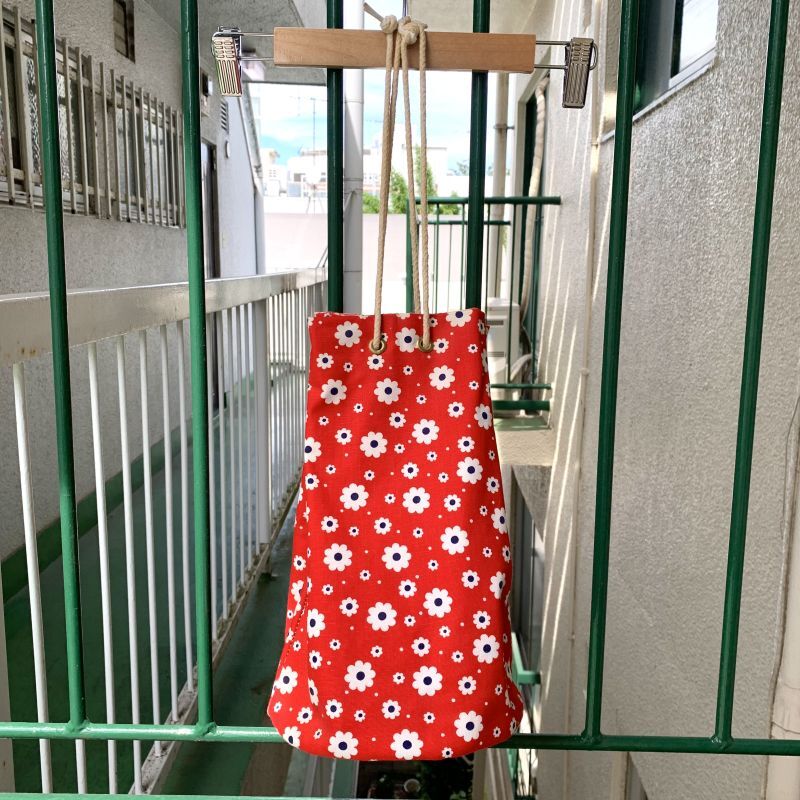 画像: Vintage flower&ladybug patch swim bag