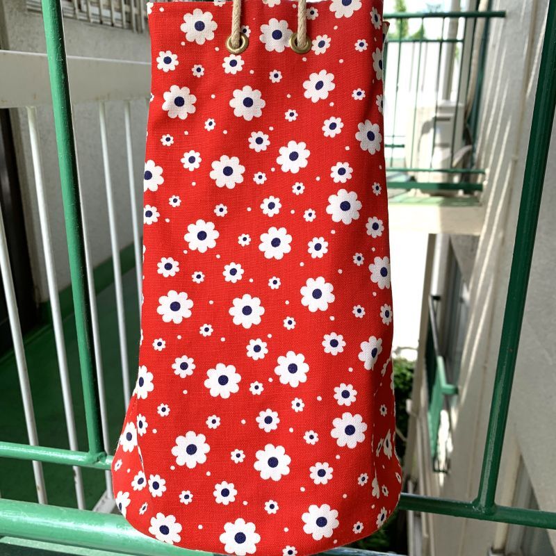 画像: Vintage flower&ladybug patch swim bag