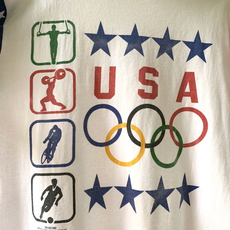 画像2: (SALE)Vintage official olympic tee