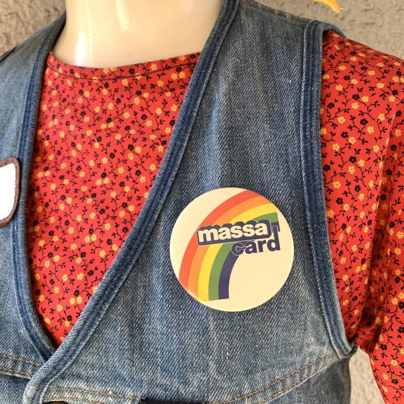 画像: Vintage patch&button badges denim vest