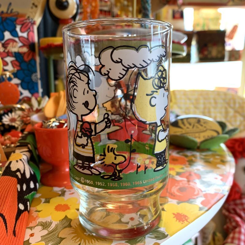 画像: Vinage snoopy glass