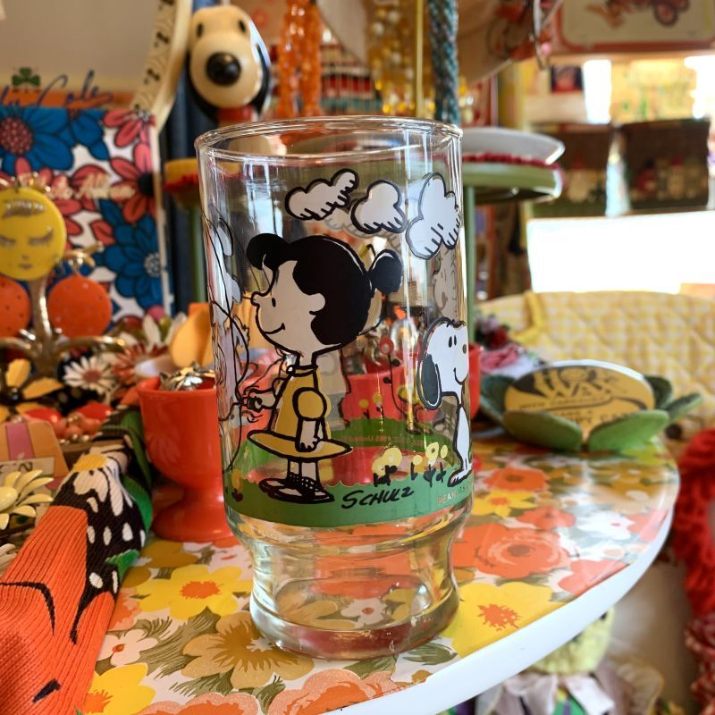 画像: Vinage snoopy glass