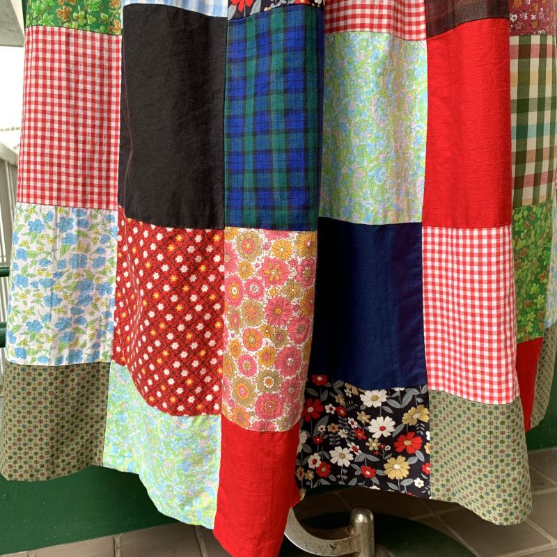 画像: Vintage patchwork skirt