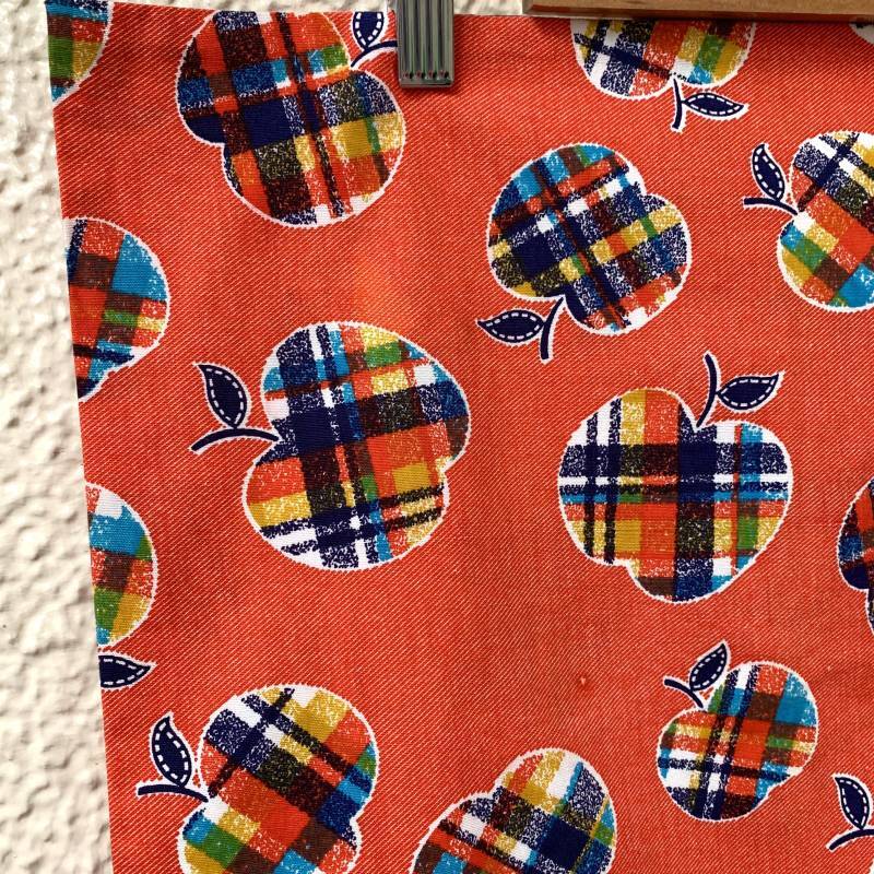 画像3: Vintage madras check apple cushion cover