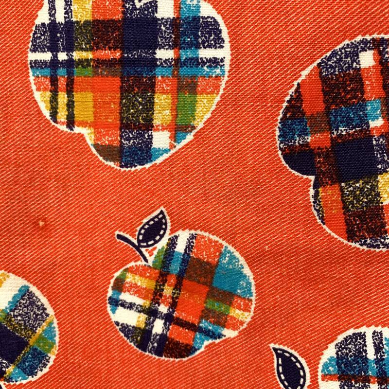 画像4: Vintage madras check apple cushion cover