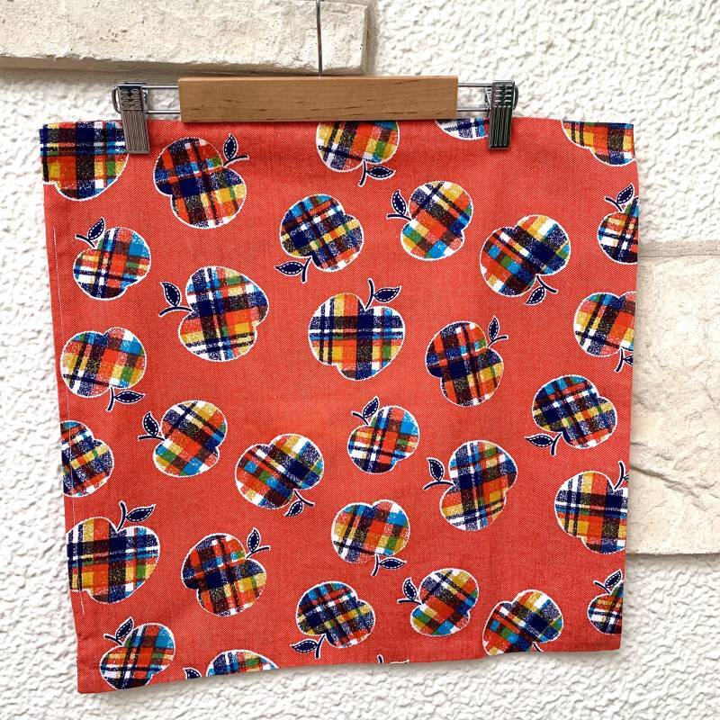 画像: Vintage madras check apple cushion cover