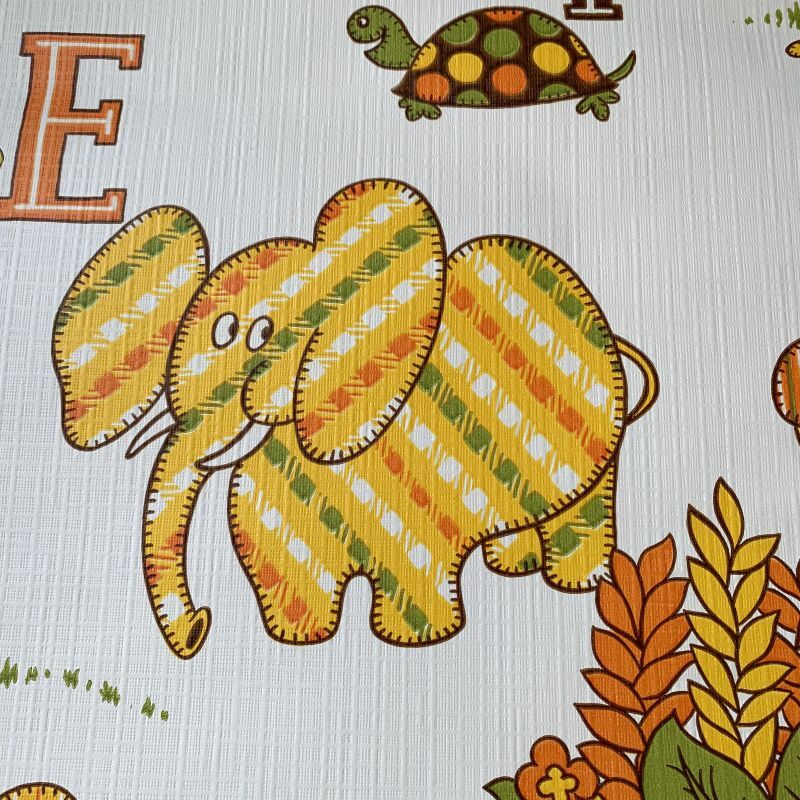 画像: Vintage alphabet&animal wallpaper