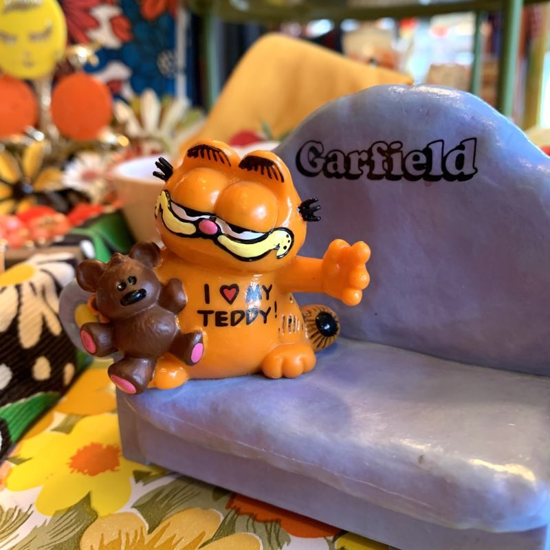 画像: Vintage I❤️MY TEDDY Garfield PVC