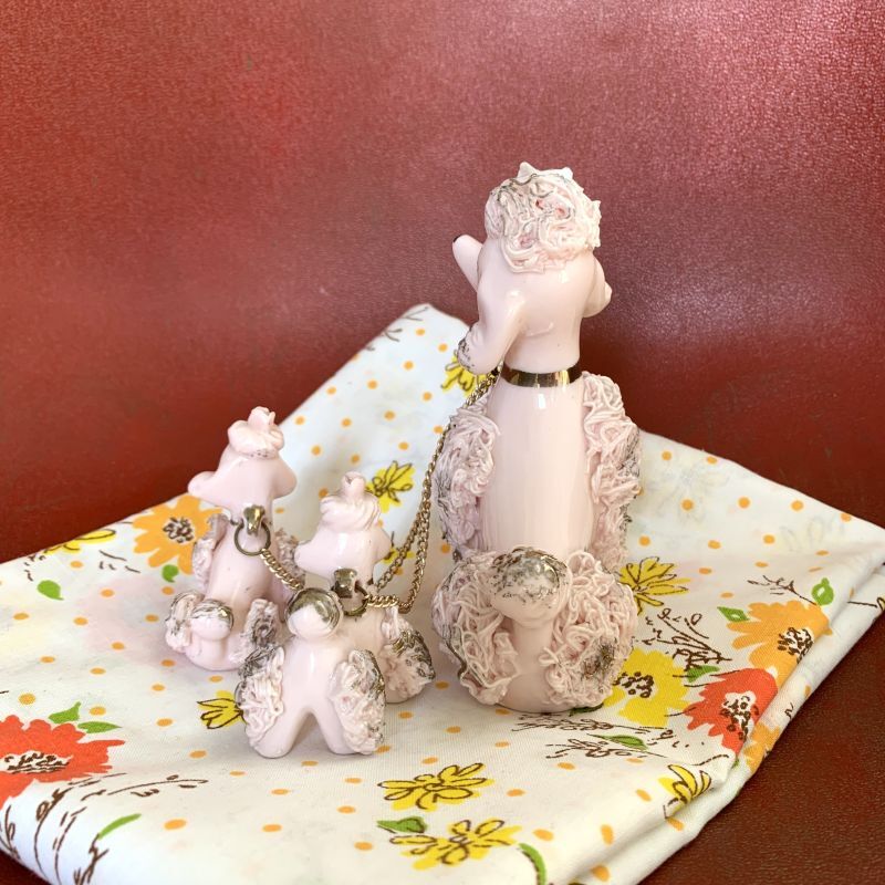 画像: Vintage poodle pottery doll