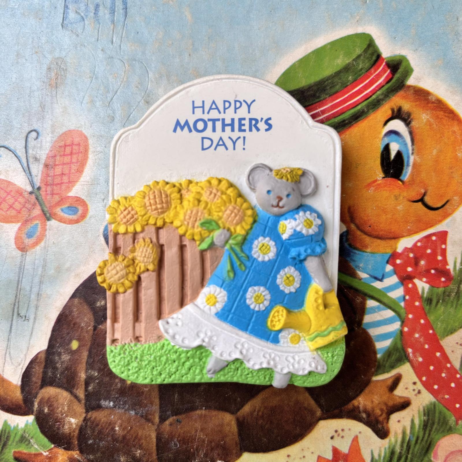 画像1: Vintage HAPPY MOTHER'S DAY! magnet