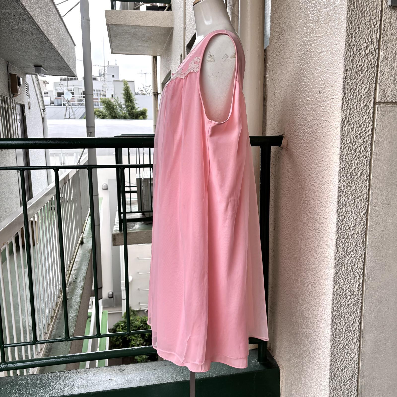 画像: Vintage babypink lingerie dress