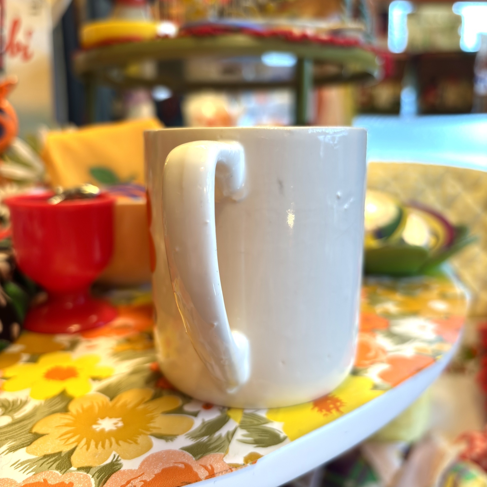 画像: Vintage flower printed mug B