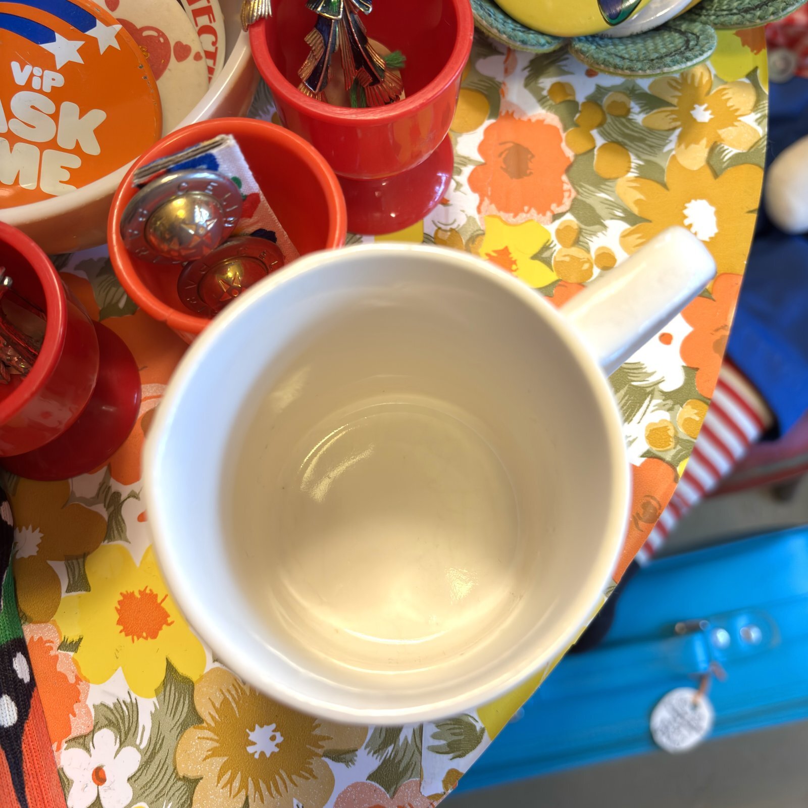 画像3: Vintage flower printed mug B