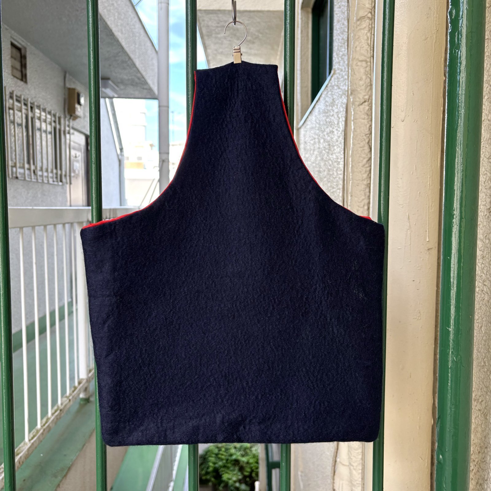 画像: Vintage felt patch one handle bag