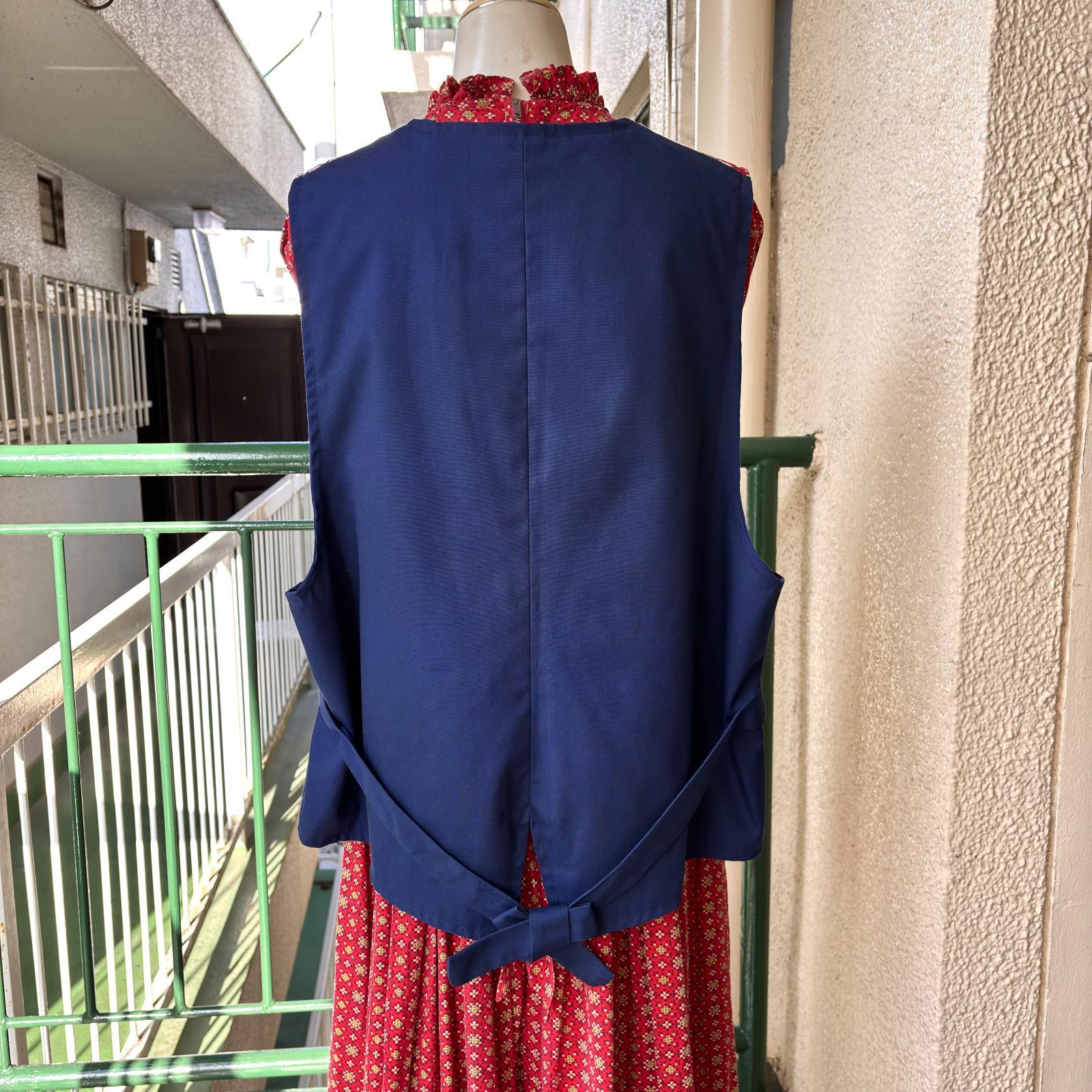 画像: Vintage usa pattern patchwork vest