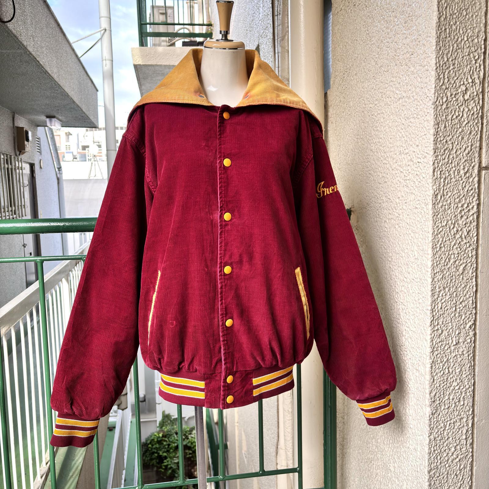 画像: Vintage corduroy sailor collar stadium jumper