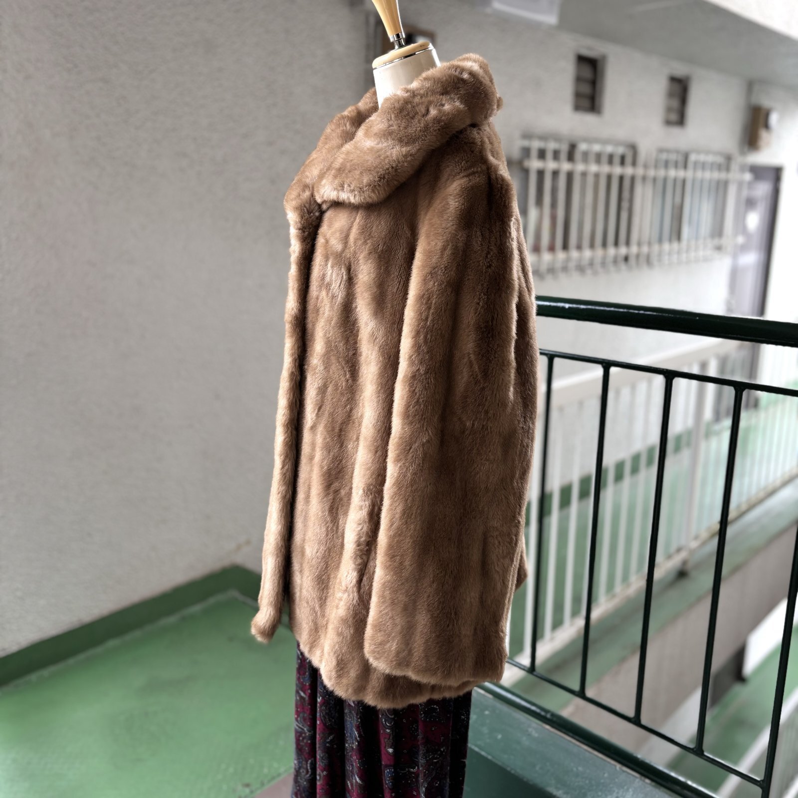 画像: Vintage UNION MADE eco fur coat