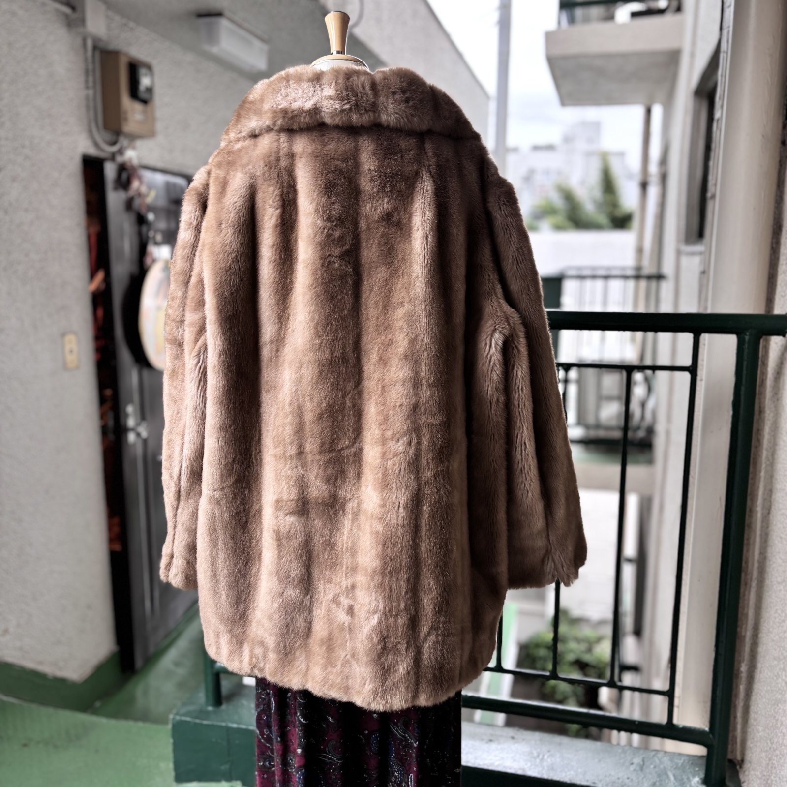 画像: Vintage UNION MADE eco fur coat