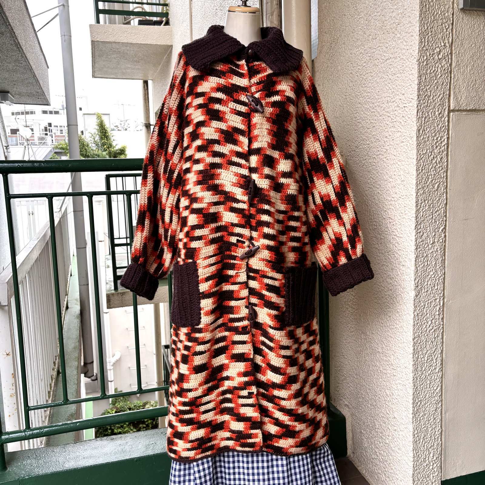 画像: Vintage knit coat