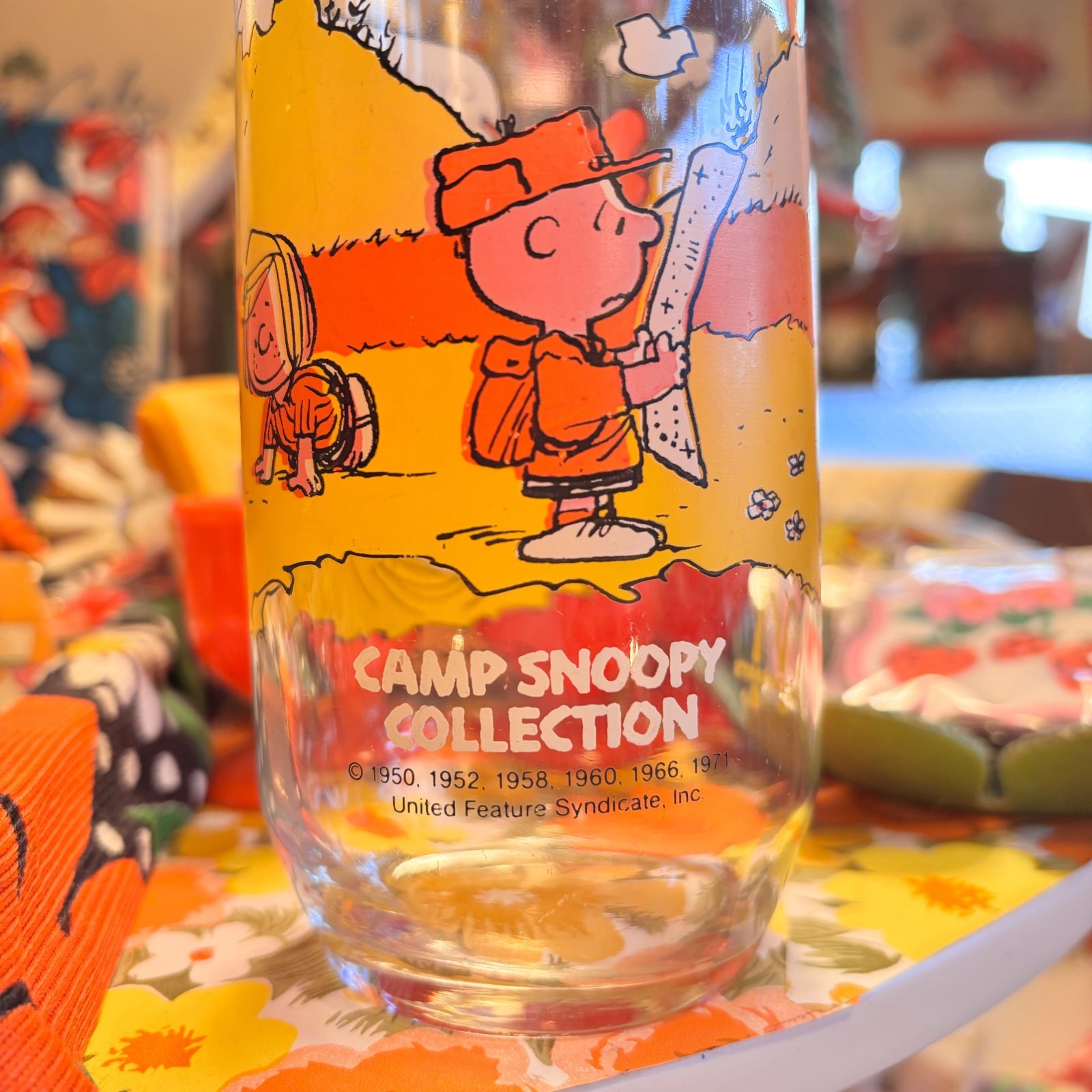 画像: 1983 Snoopy Camp collection McDonald's glass