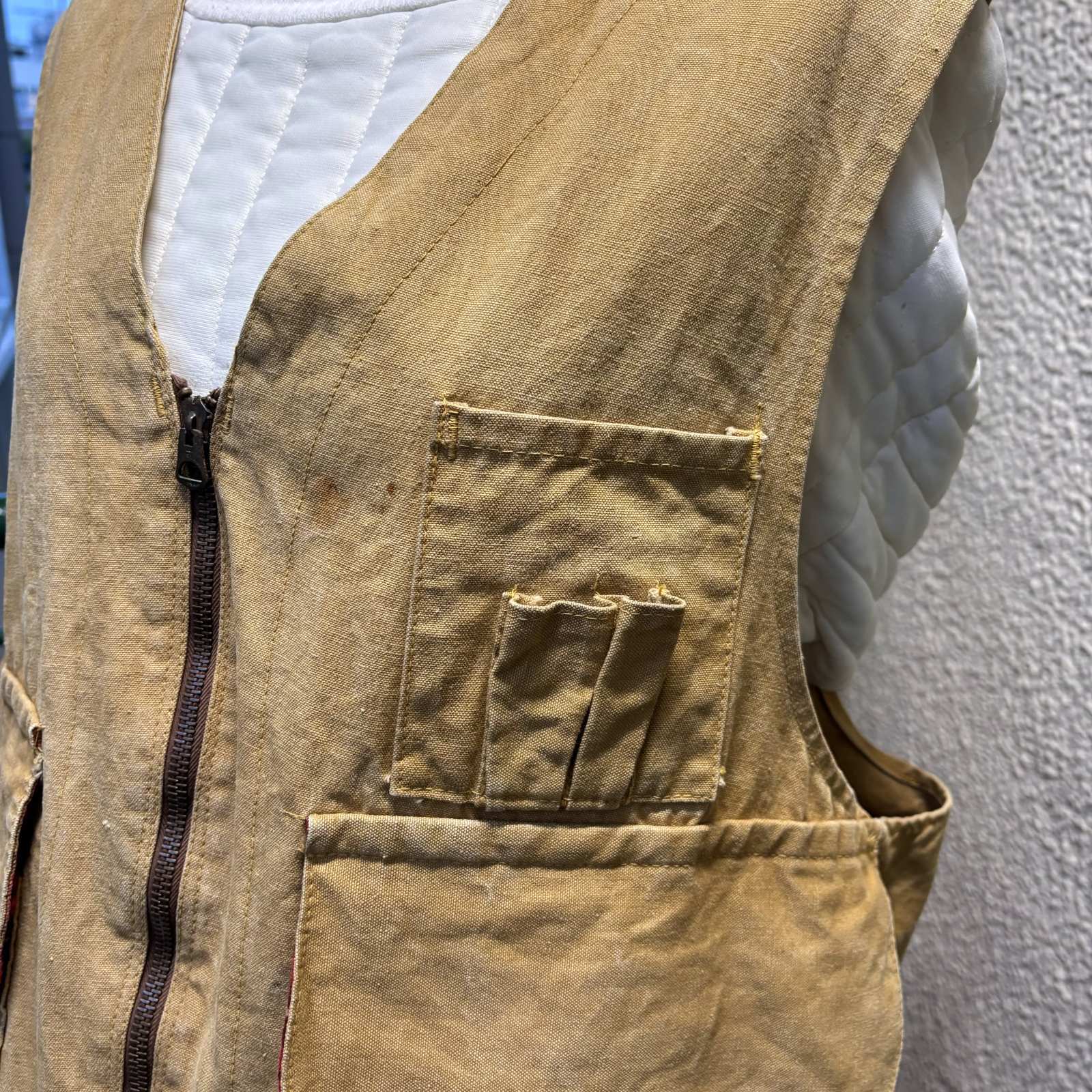 画像: 50'S Vintage Blue Bill Red Head hunting vest