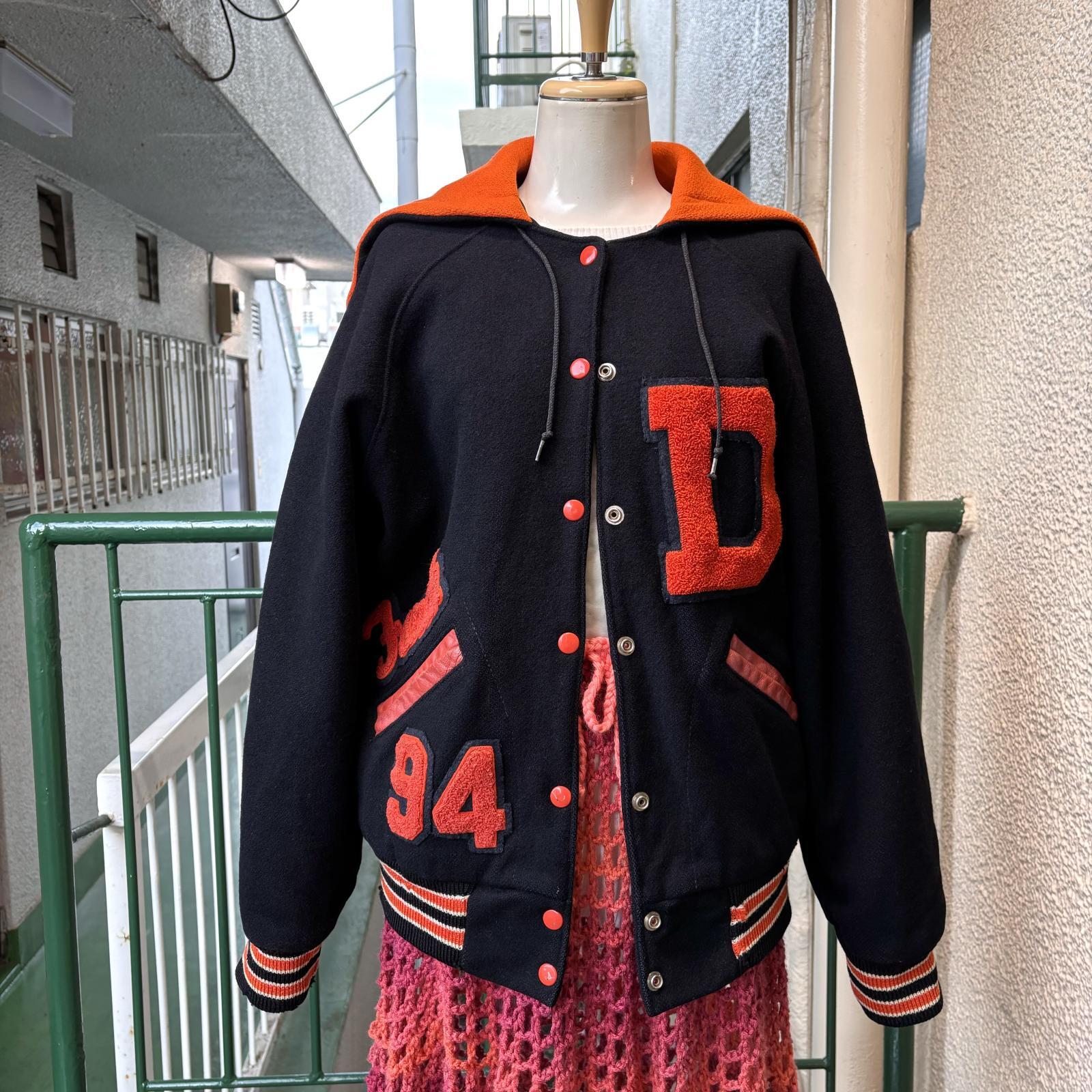 画像: Vintage or/bk sailor collar stadium jumper